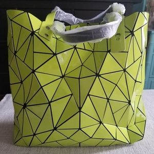 Lucky 7 Geo Bag Lime Green